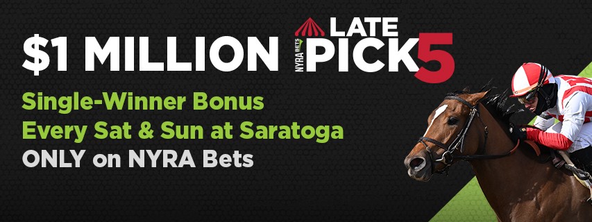 NYRA Bets $1 Million Late Pick 5